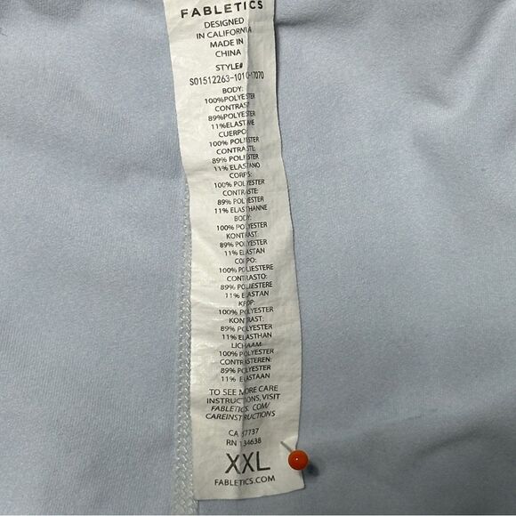 Fabletics Womens Bristol Shorts Size XXL Mesh Lined Athletic Sporty Gym Running - Picture 7 of 8